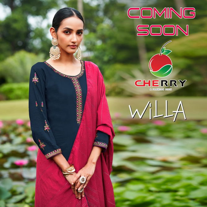 CHERRY  WILLA Fancy Festive Wear Designer Heavy Salwar Suit Collection